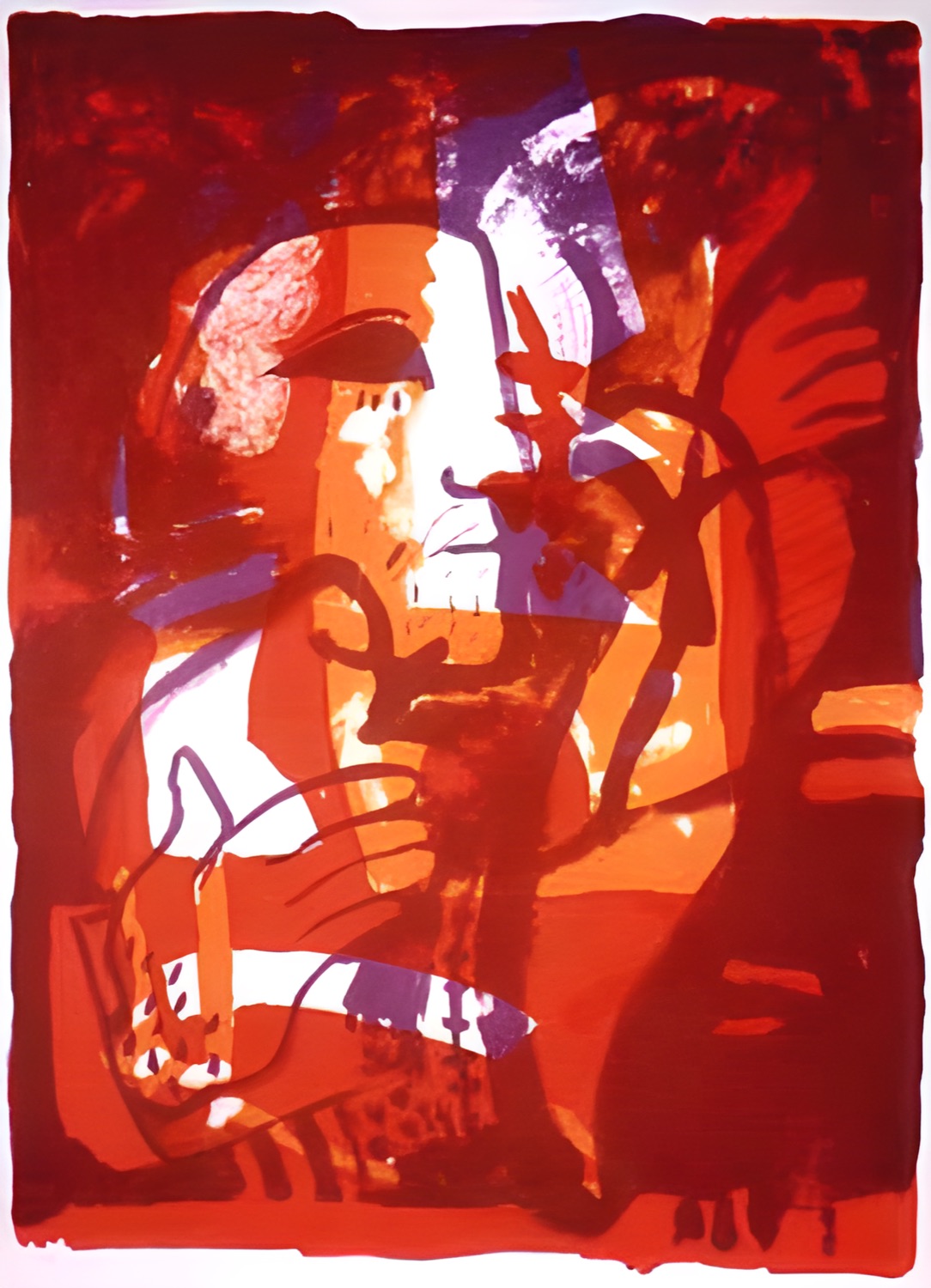 H&O 2 — Dia Azzawi, Iraq, screenprint