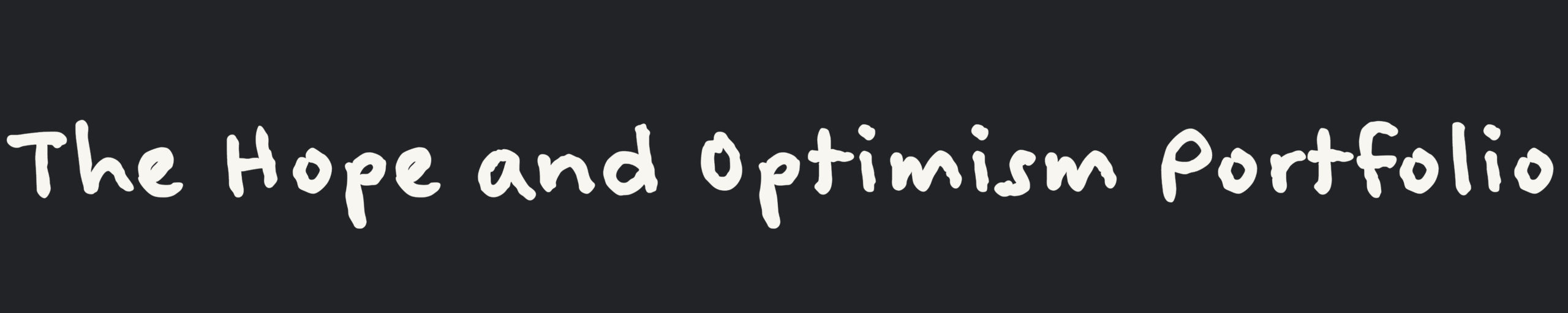 Hope and Optimism